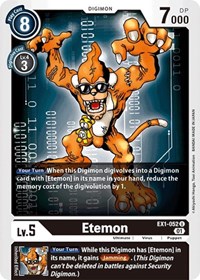 Etemon #EX1-052 U