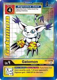 Gatomon (Alternate Art) #EX1-026 U