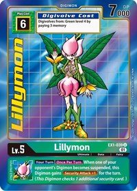 Lillymon (Alternate Art) #EX1-039 U