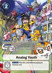 Analog Youth (Alternate Art) #EX1-066 R
