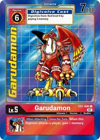 Garudamon (Alternate Art) #EX1-006 C