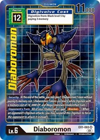 Diaboromon (Alternate Art) #EX1-065 SR