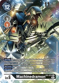 Machinedramon (Alternate Art) #EX1-073 SEC