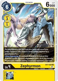 Zephyrmon #BT7-036 U