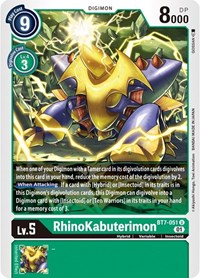 Rhinokabuterimon #BT7-051 U