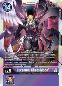 Lucemon: Chaos Mode #BT7-111 SEC