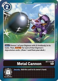 Metal Cannon #BT7-104 R
