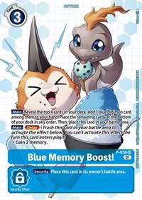 Blue Memory Boost! - P-036 (Next Adventure Box Promotion Pack) #P-036 SR