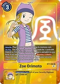 Zoe Orimoto (Box Topper) #BT7-088 R