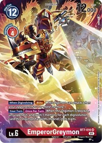 EmperorGreymon (Alternate Art) #BT7-016 SR