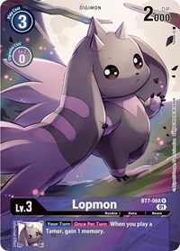 Lopmon (Alternate Art) #BT7-068 R