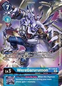 WereGarurumon (Alternate Art) #BT7-026 SR