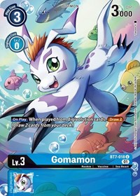 Gomamon (Alternate Art) #BT7-018 U
