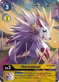 Herissmon (Alternate Art) #BT7-031 R