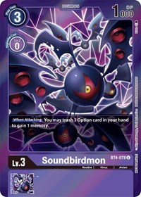 Soundbirdmon (Event Pack 2) #BT4-078 U
