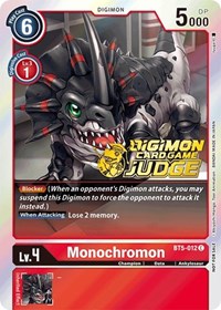 Monochromon (Judge Pack 1) #BT5-012 C