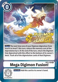 Mega Digimon Fusion! (Judge Pack 1) #BT5-109 R