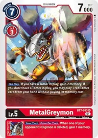MetalGreymon #BT7-013 SR