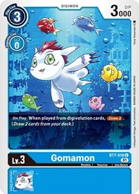 Gomamon #BT7-018 U