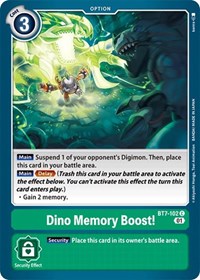 Dino Memory Boost! #BT7-102 C