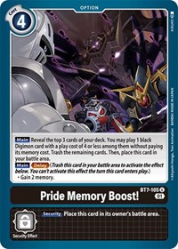 Pride Memory Boost! #BT7-105 U