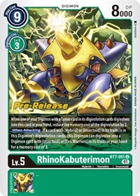 Rhinokabuterimon #BT7-051 U