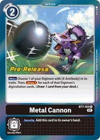 Metal Cannon #BT7-104 R