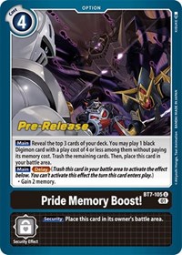 Pride Memory Boost! #BT7-105 U