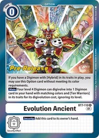 Evolution Ancient #BT7-110 R