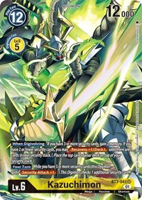 Kazuchimon (Alternate Art) #BT7-041 SR
