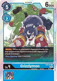 Grizzlymon - ST2-07 (Official Tournament Pack Vol.4) #ST2-07 C