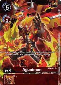 Agunimon (Tamer's Evolution Box 2) #BT4-011 U