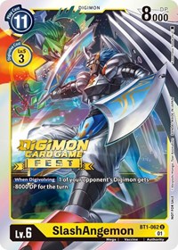 SlashAngemon (Digimon Card Game Fest 2022) #BT1-062 U