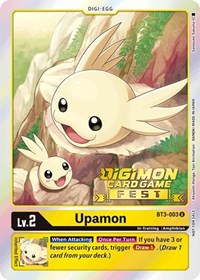 Upamon - BT3-003 (Digimon Card Game Fest 2022) #BT3-003 U