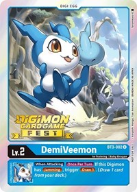 DemiVeemon - BT3-002 (Digimon Card Game Fest 2022) #BT3-002 U