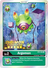 Argomon - BT2-004 (Digimon Card Game Fest 2022) #BT2-004 U