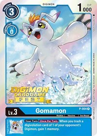 Gomamon - P-004 (Digimon Card Game Fest 2022) #P-004 P