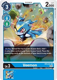 Veemon #BT8-021 U