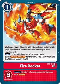 Fire Rocket #BT8-095 C