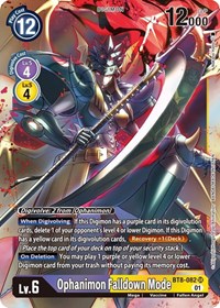 Ophanimon Falldown Mode #BT8-082 SR