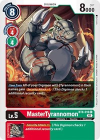 MasterTyrannomon #BT8-016 C