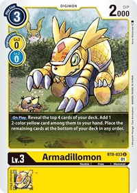 Armadillomon #BT8-033 U