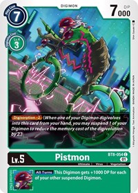 Pistmon #BT8-054 C
