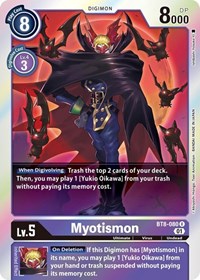 Myotismon #BT8-080 R