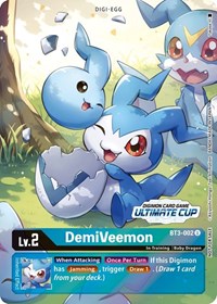 DemiVeemon - BT3-002 (Ultimate Cup 2022) #BT3-002 U