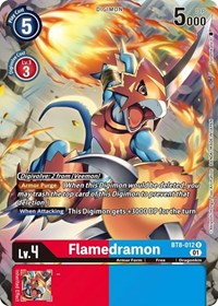 Flamedramon (Alternate Art) #BT8-012 R