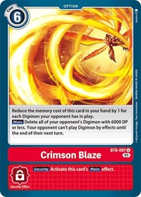 Crimson Blaze #BT8-097 U