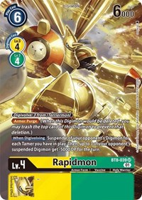 Rapidmon (Alternate Art) #BT8-039 SR