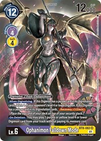 Ophanimon Falldown Mode (Alternate Art) #BT8-082 SR