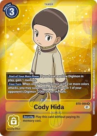 Cody Hida (Box Topper) #BT8-089 R